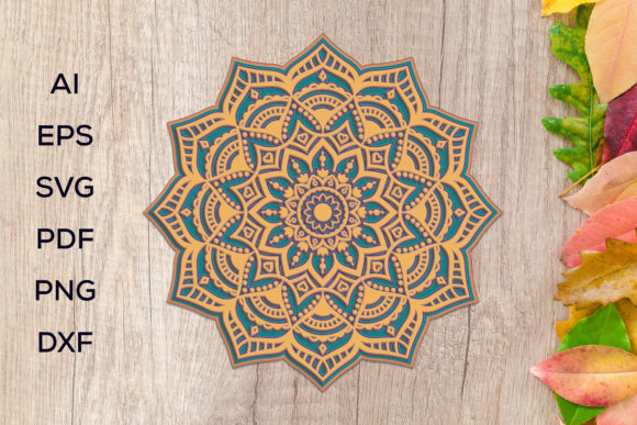 Download 3D Layered Mandala Art &ndash; SVG - Art Collection