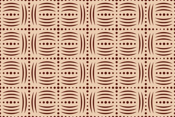 Download Curve Circle Pattern Brown - Pattern Collection