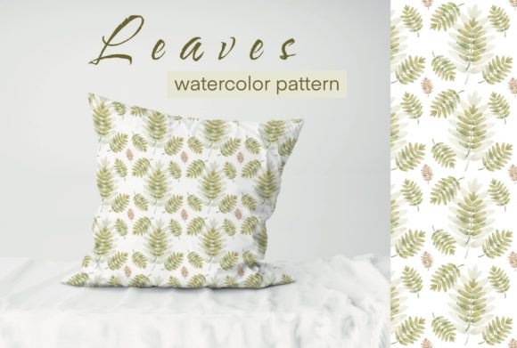 Download Leaves Watercolour Pattern - Pattern Collection