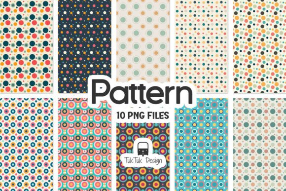 Download Colorful Geometric Circle Pattern PNG - Pattern Collection