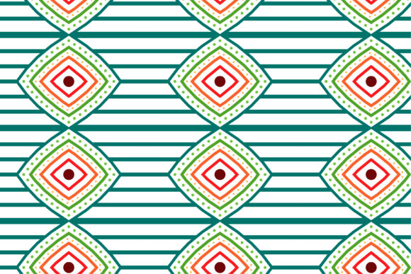 Download Square Line Circle Pattern Green - Pattern Collection