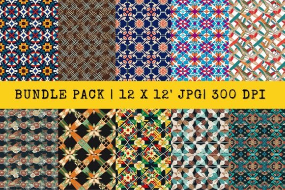 Download Bundle Asian Fabric Pattern Digital - Pattern Collection