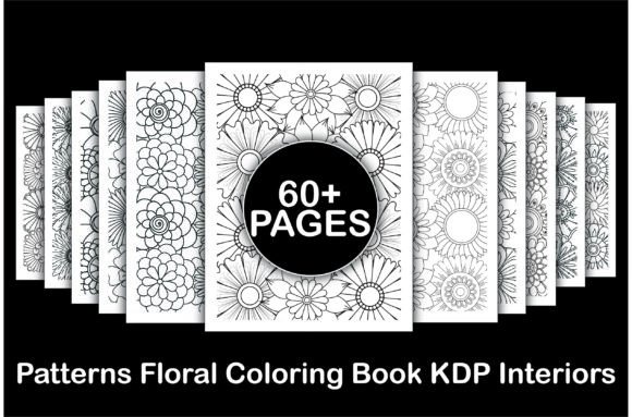 Download 60+ Patterns Floral Coloring Book KDP - Pattern Collection