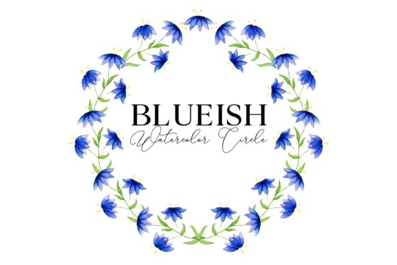 Download Blueish Watercolor Circle Pattern - Pattern Collection