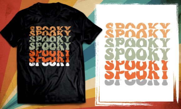 Download Typography Spooky T Shirt Design - Typography Collection