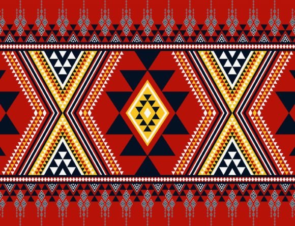 Download Aztec Traditional Colorful Pattern - Pattern Collection