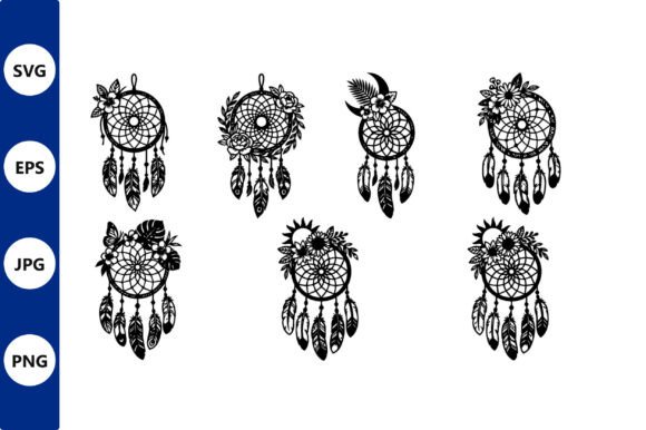 Download Dreamcatcher Vector Art with Feathers - Art Collection