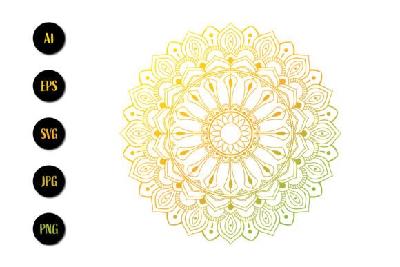Download Gradient Mandala Circular Pattern - Pattern Collection