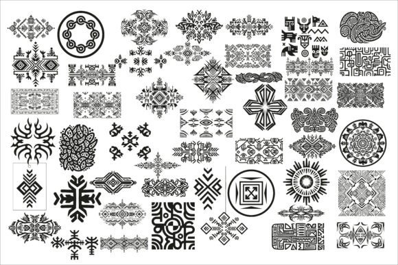 Download Bold Tribal Pattern Wall Art Design - Art Collection