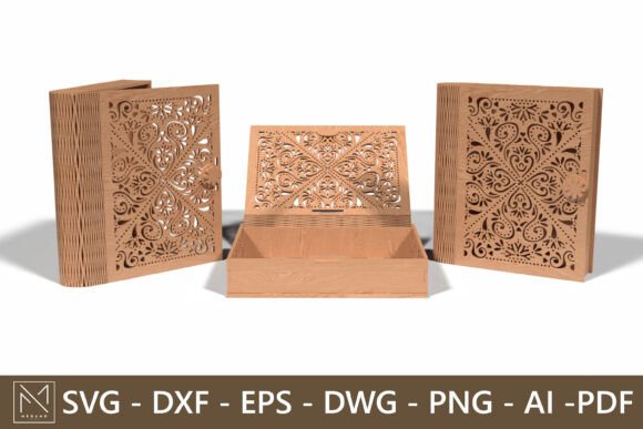 Download Ornamental Pattern Laser Cut Wooden Box - Pattern Collection