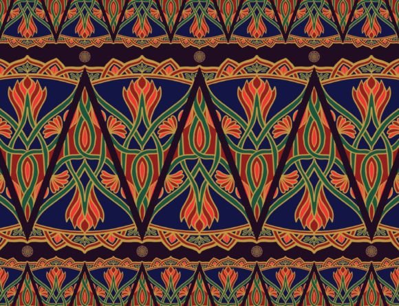 Download Abstract Oriental Ethnic Pattern - Pattern Collection