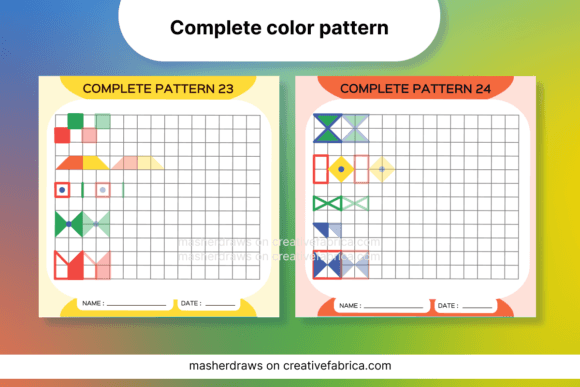 Download Kids Activity Trace Color Pattern 23-24 - Pattern Collection