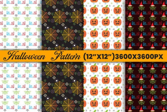 Download Happy Halloween Pattern &amp; Wrapping Paper - Pattern Collection