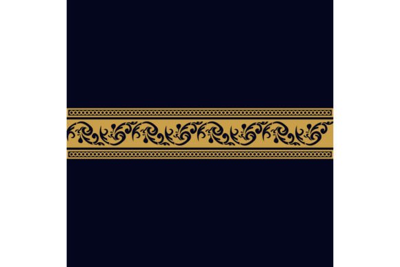 Download Vintage Pattern Border Motif Pilar Art - Art Collection