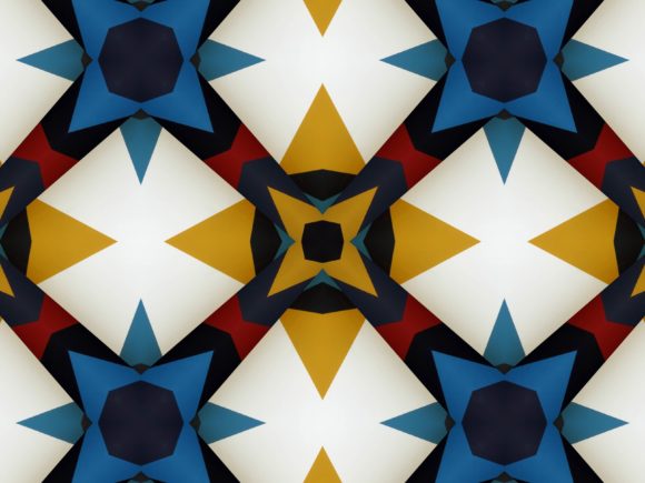 Download Blue Abstract Ornament Pattern - Pattern Collection