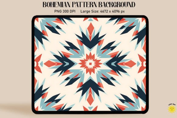 Download Symmetric Simple Bohemian Pattern - Premium Resources