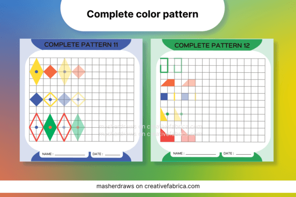 Download Kids Activity Trace Color Pattern 11-12 - Pattern Collection