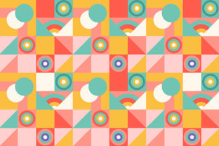 Download Abstract Geometric Colorful Pattern - Pattern Collection