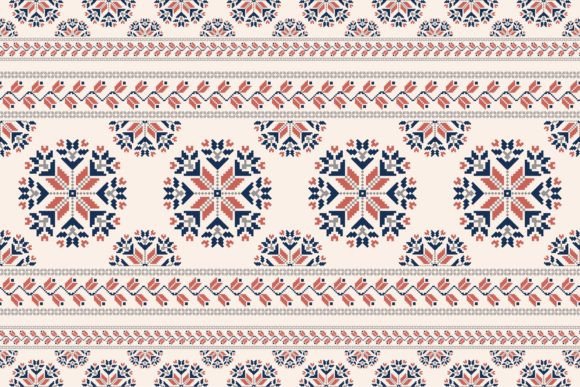 Download Folk Floral Embroidery Colorful Pattern - Pattern Collection