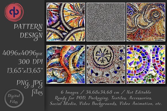 Download Pattern Set 06 - Mosaic Design - Pattern Collection