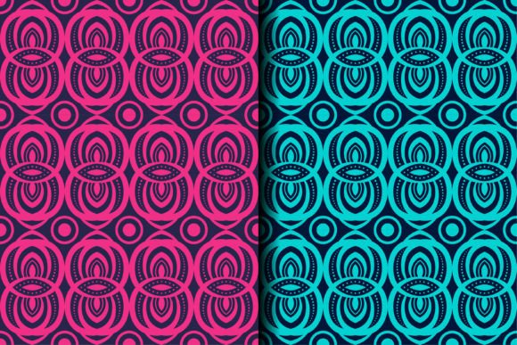 Download Pink and Blue Circle Pattern - Pattern Collection