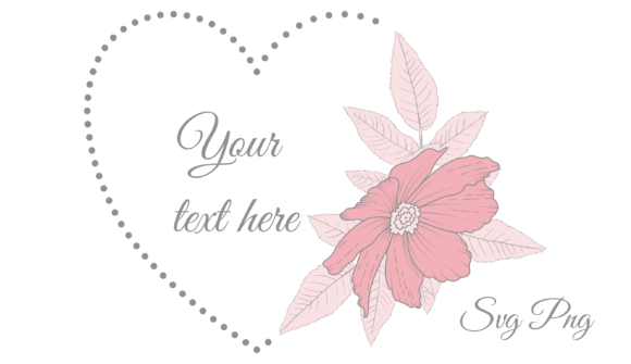 Download Heart Floral Motif - Art Collection