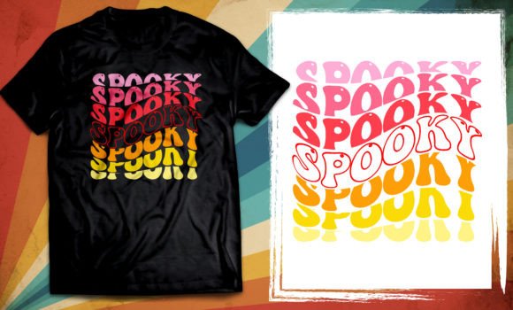 Download Typography Vintage Spooky T Shirt Design - Typography Collection