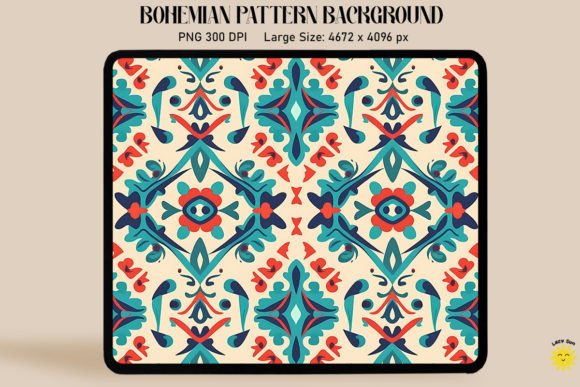 Download Symmetric Simple Bohemian Pattern - Premium Bundle