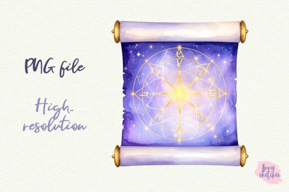 Download Mystic Scroll Sacred Geometry Clipart - Art Collection