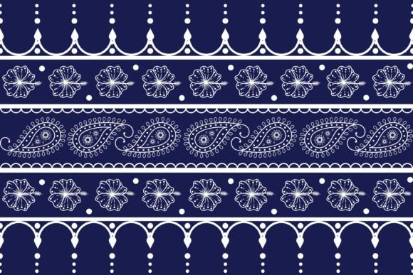 Download Asian Flower Paisley Ethnic Pattern - Pattern Collection