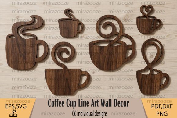 Download Coffee Cup Line Art Wall Decor - Art Collection