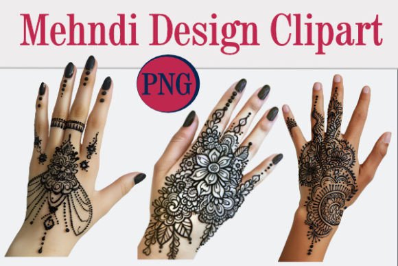Download Mehndi Henna Design Hands Clipart PNG - Art Collection