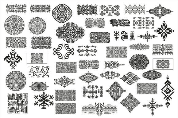 Download Bold Tribal Pattern Wall Art Design - Art Collection