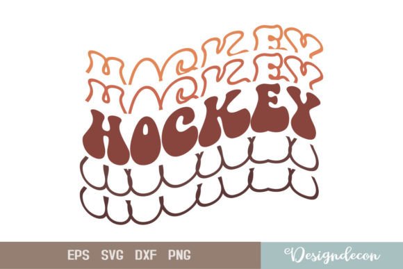 Download Hockey Repeat Text Retro Sublimation SVG - Repeat Collection
