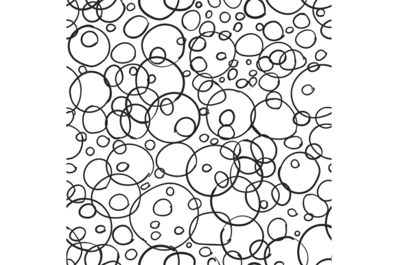 Download Doodle Circle Pattern. Round Scribble Se - Pattern Collection