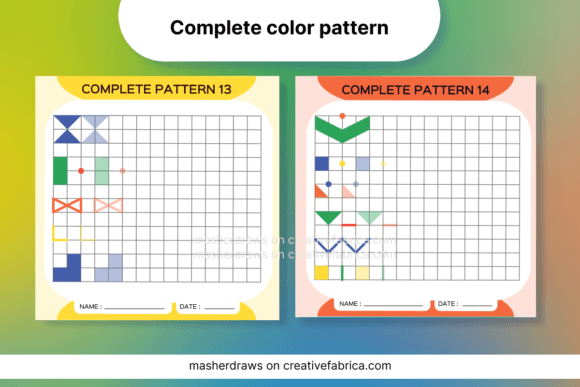 Download Kids Activity Trace Color Pattern 13-14 - Pattern Collection